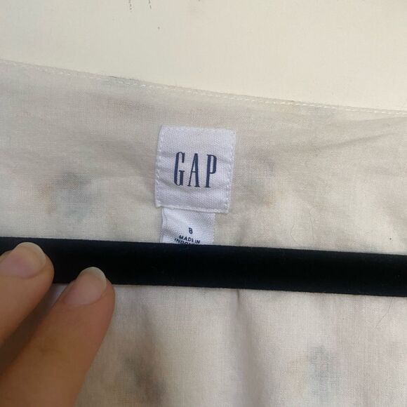 Bundle 3 for $50 | Gap Women’s Linen Blend Floral Dress with Tie Sleeves 🦋 - Picture 3 of 4